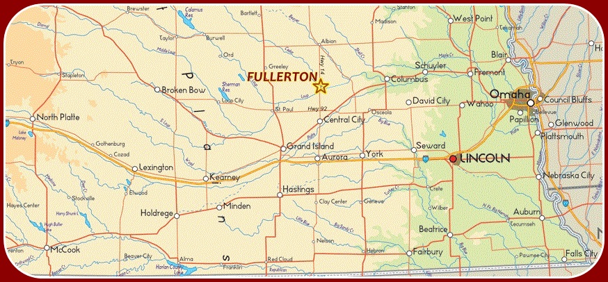 Nebraska Map